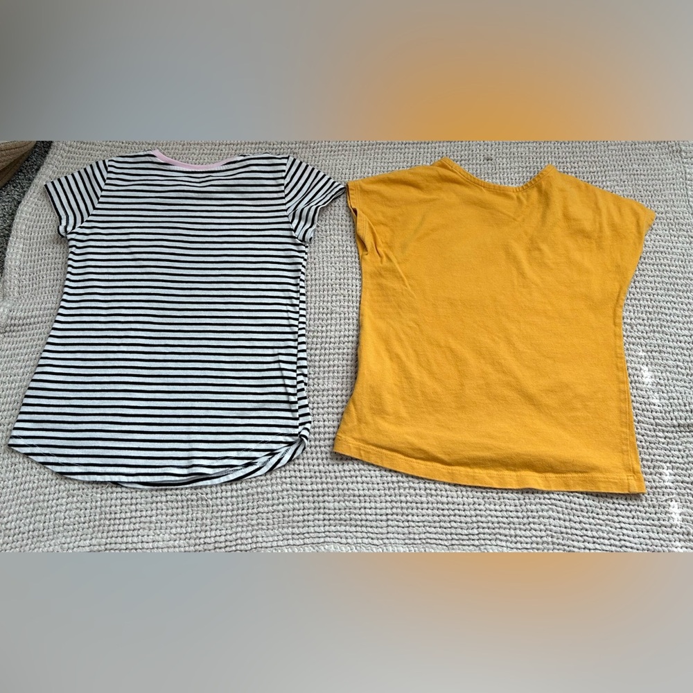 Hanna Andersson Disney Barbie Short Sleeve Tee & Romper Bundle Girls 5-6, 7-8 - Picture 3 of 11